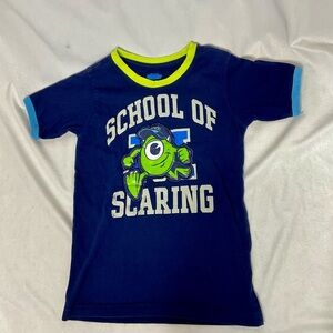 Disney Pixar Monsters University School Of Scaring Mike Wazowski Shirt Size 6